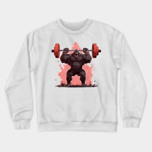 gorilla lifting Crewneck Sweatshirt